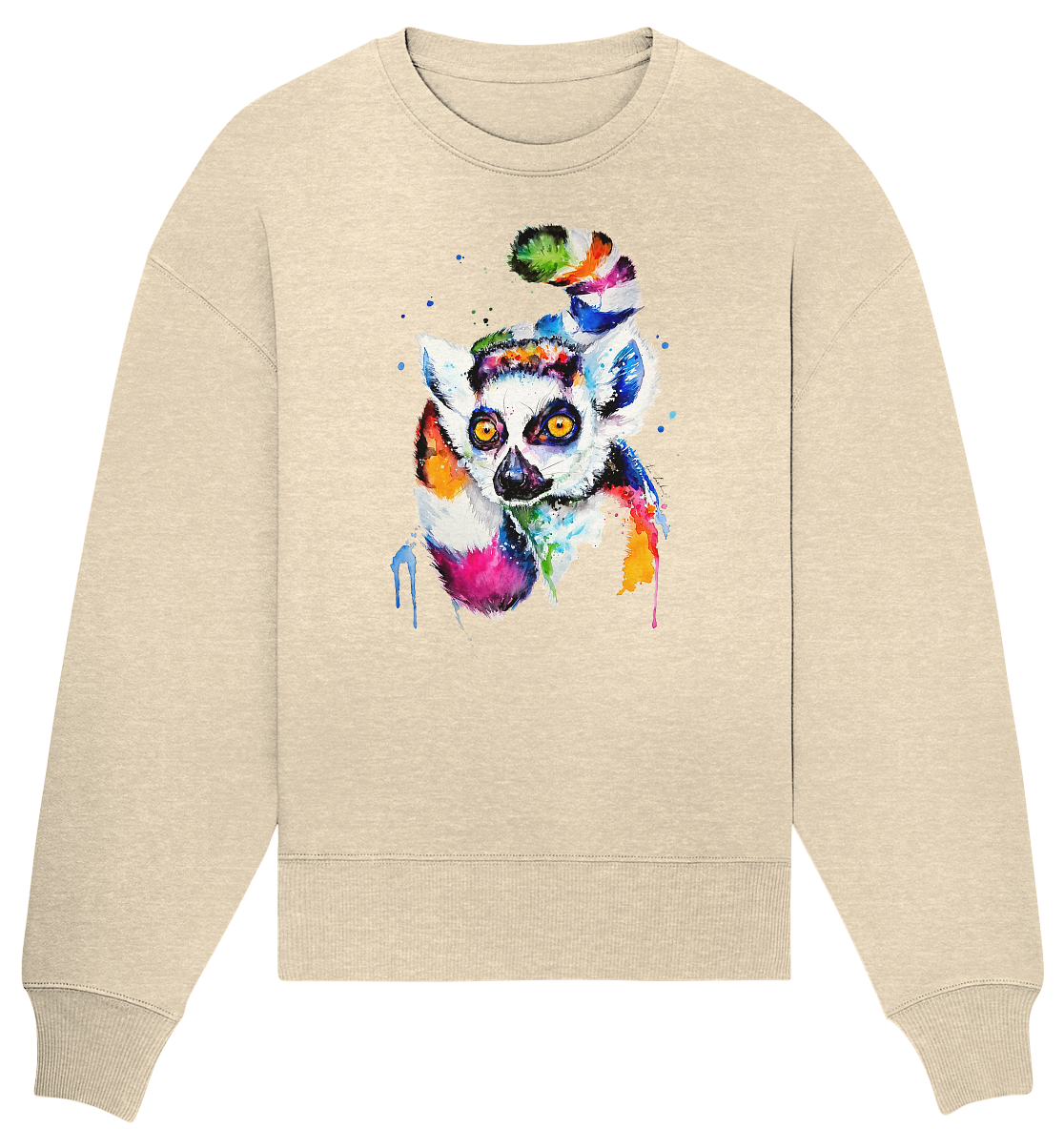 Bunter Katta - Organic Oversize Sweatshirt