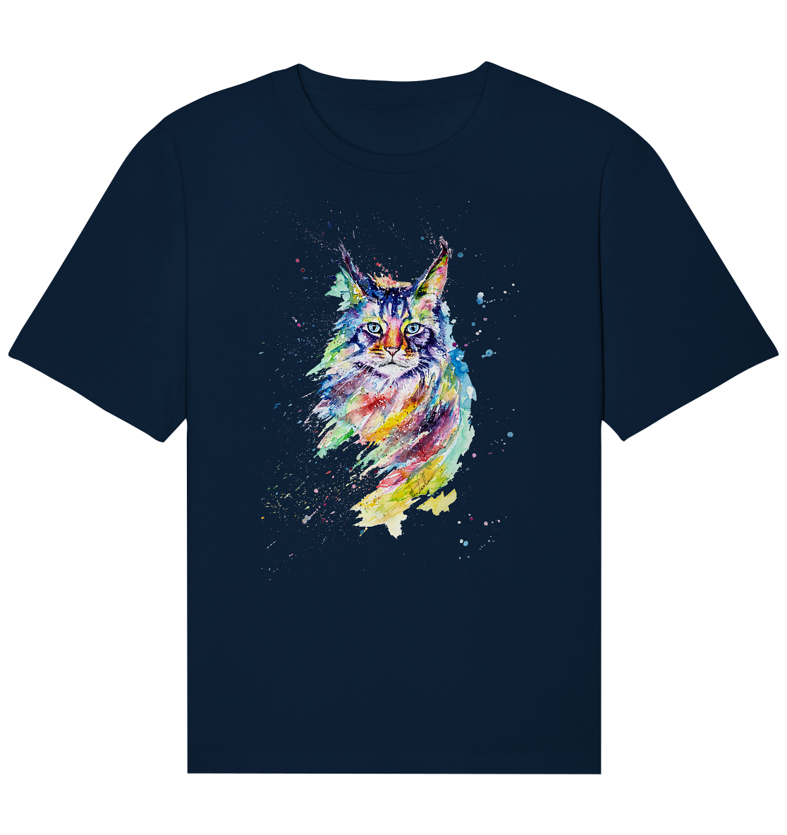 Bunte Katze - Organic Relaxed Shirt