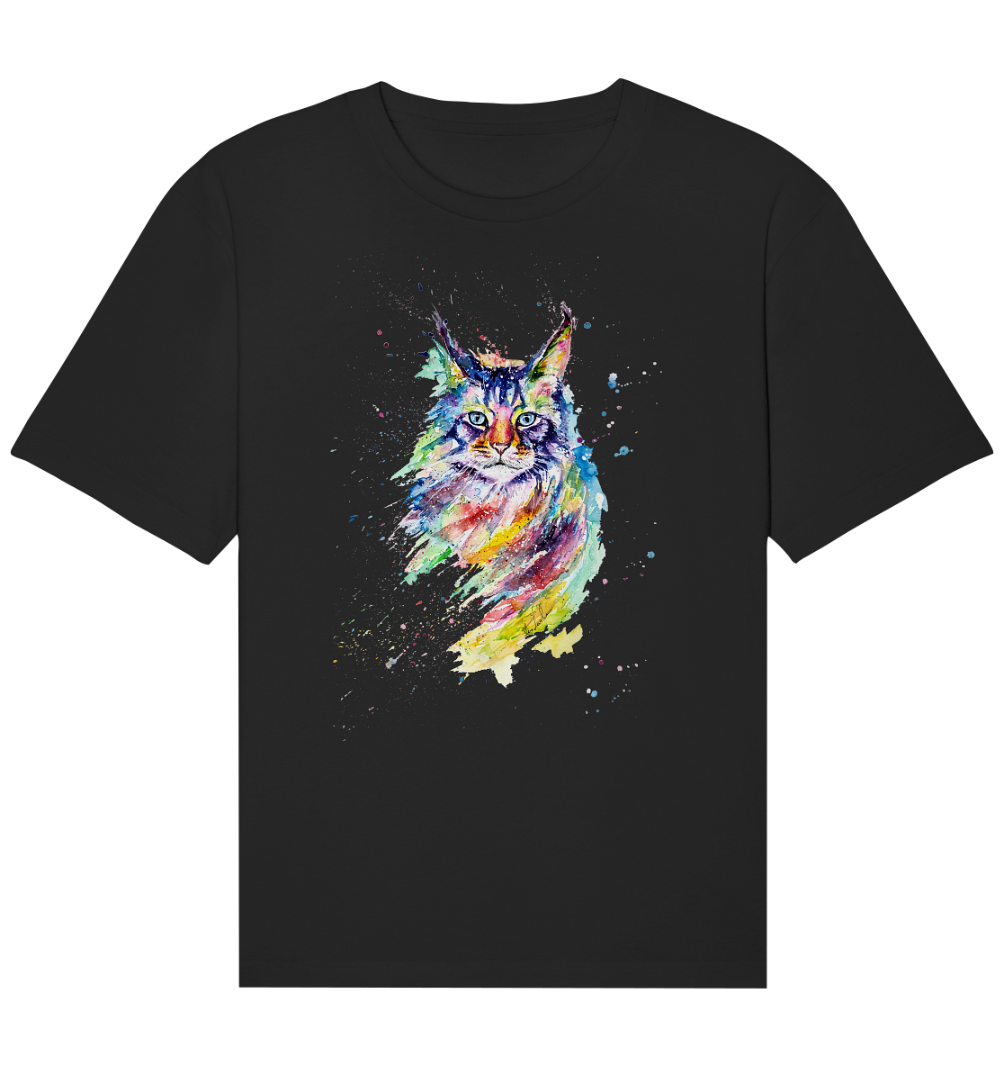 Bunte Katze - Organic Relaxed Shirt