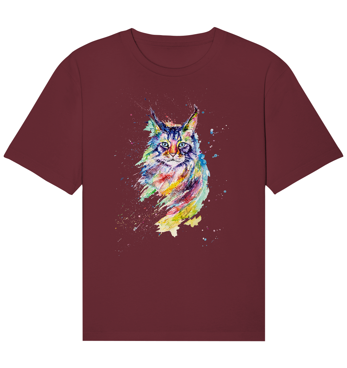 Bunte Katze - Organic Relaxed Shirt