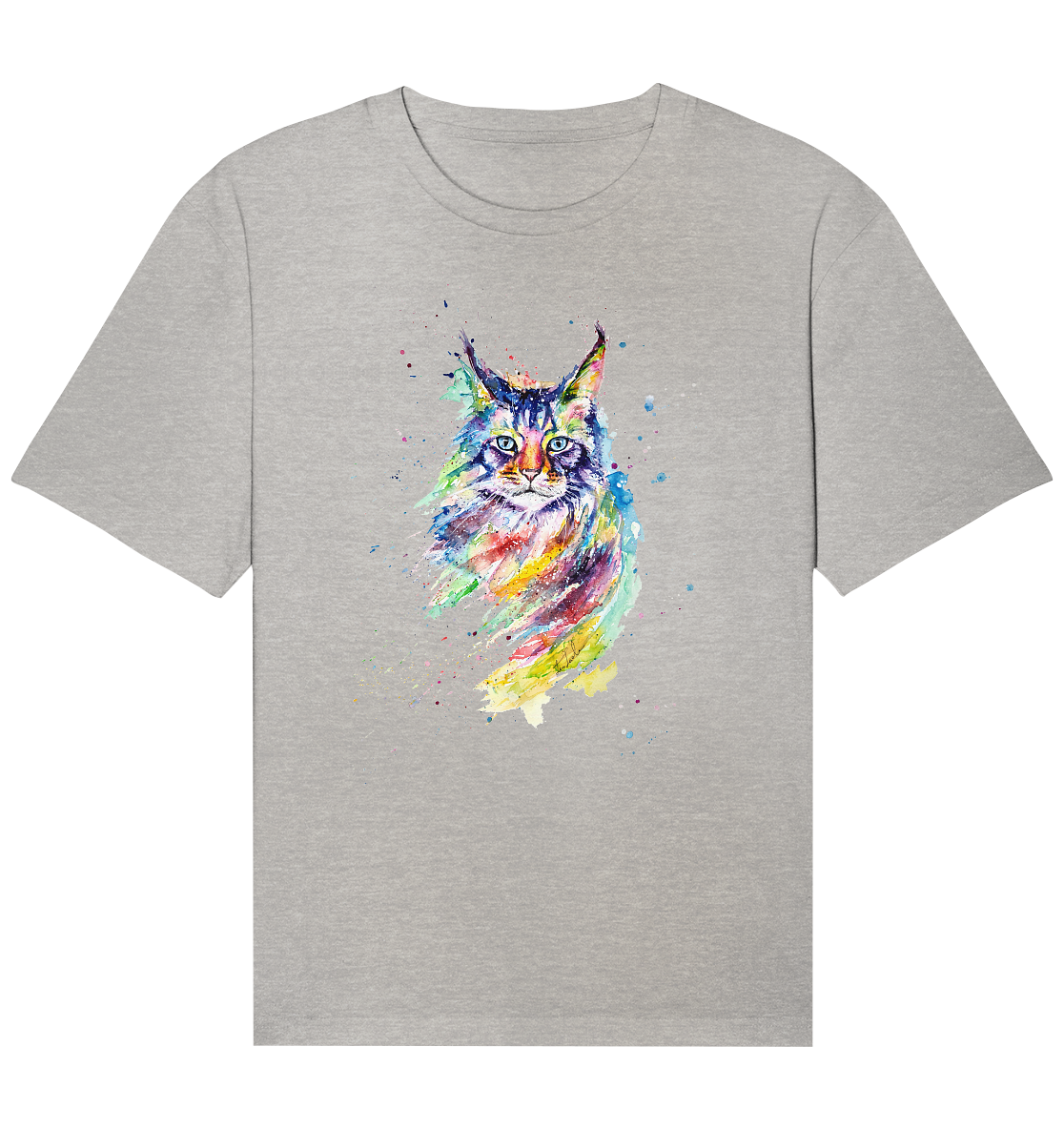 Bunte Katze - Organic Relaxed Shirt