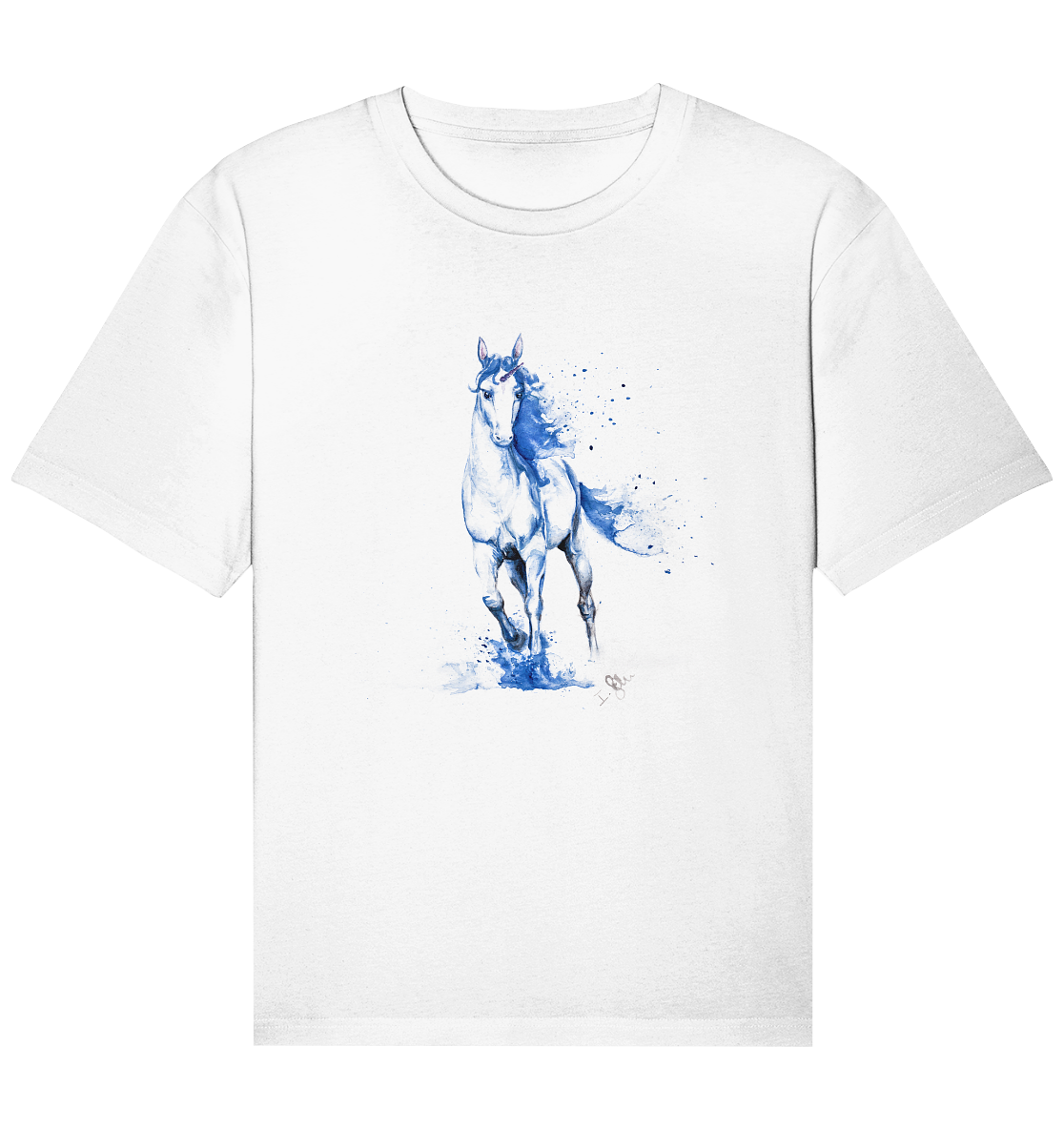 Blaues Einhorn - Organic Relaxed Shirt