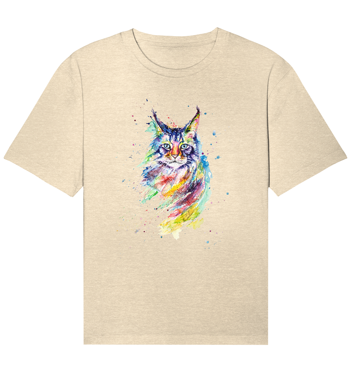 Bunte Katze - Organic Relaxed Shirt