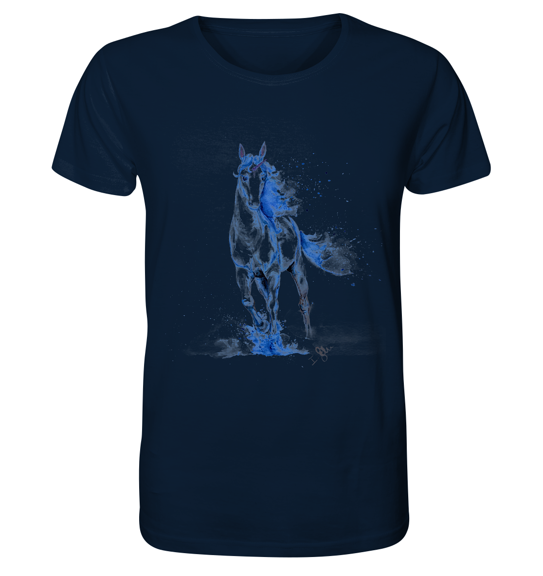 Blaues Einhorn - Organic Shirt