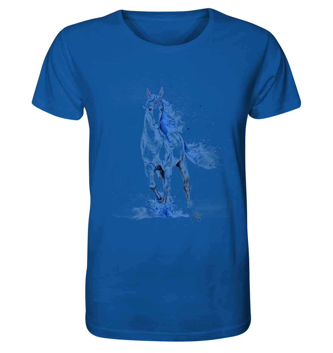 Blaues Einhorn - Organic Shirt