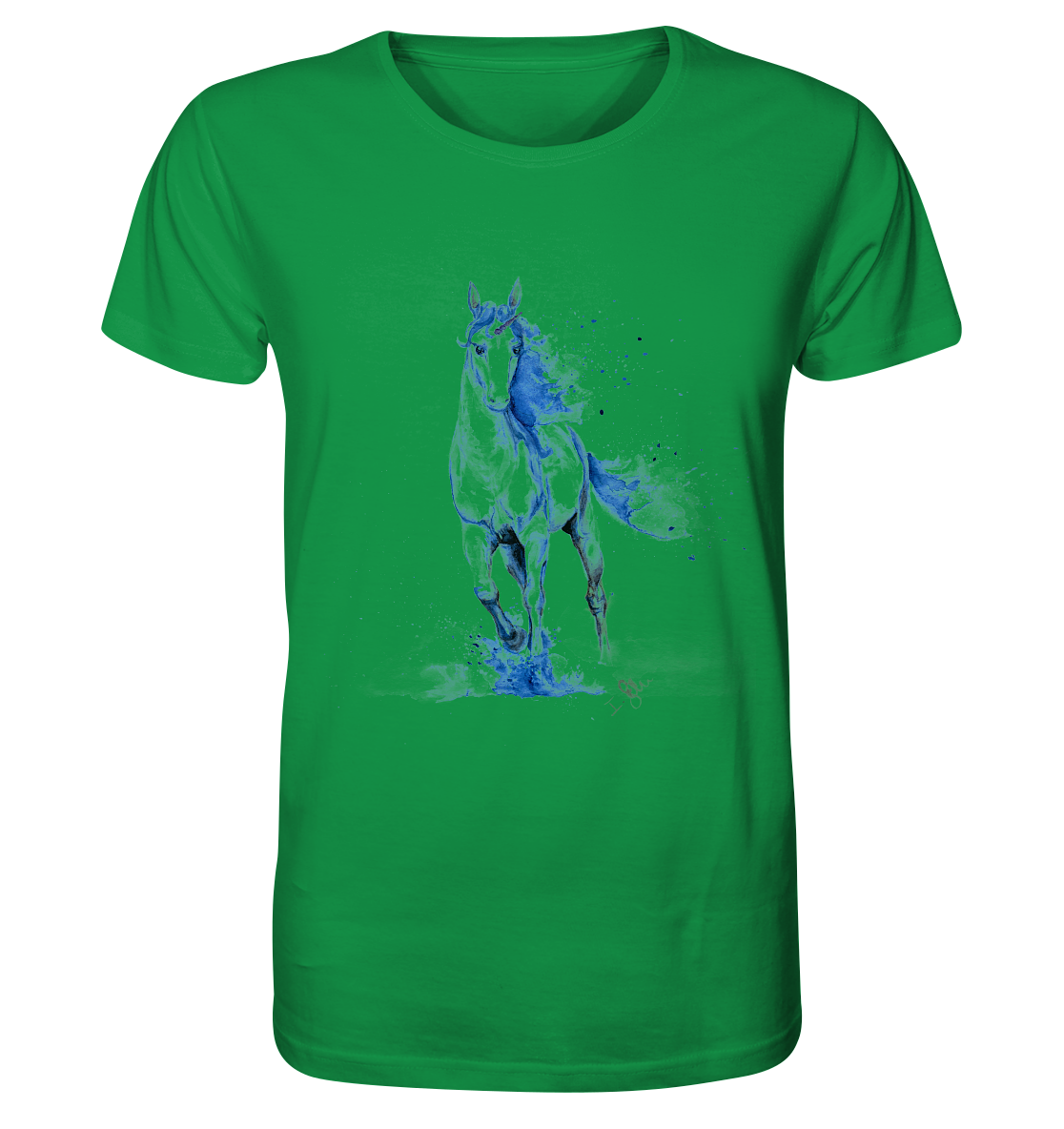 Blaues Einhorn - Organic Shirt