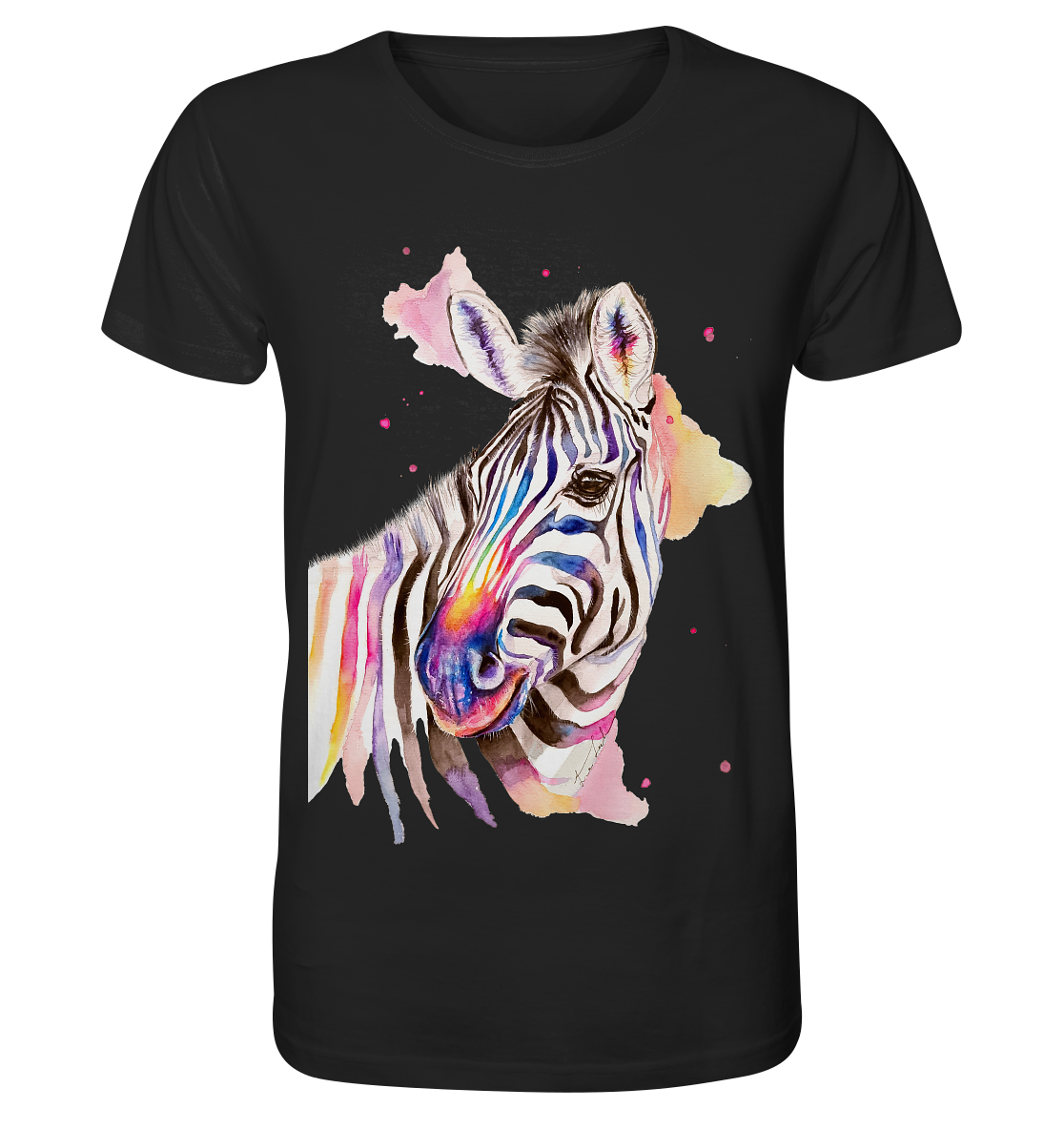 Buntes Zebra - Organic Shirt