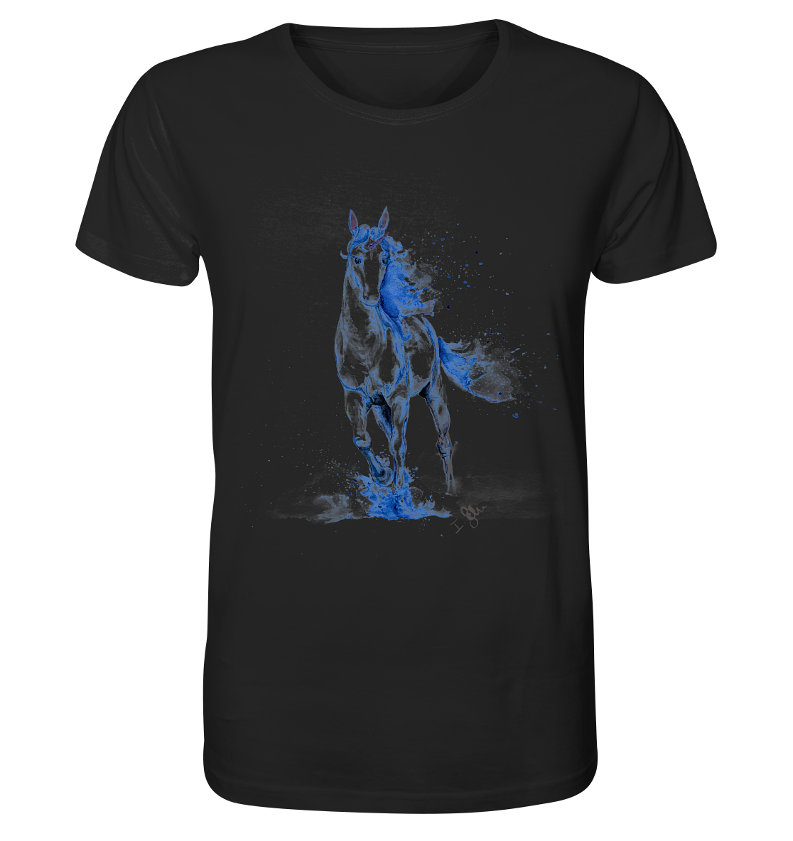 Blaues Einhorn - Organic Shirt