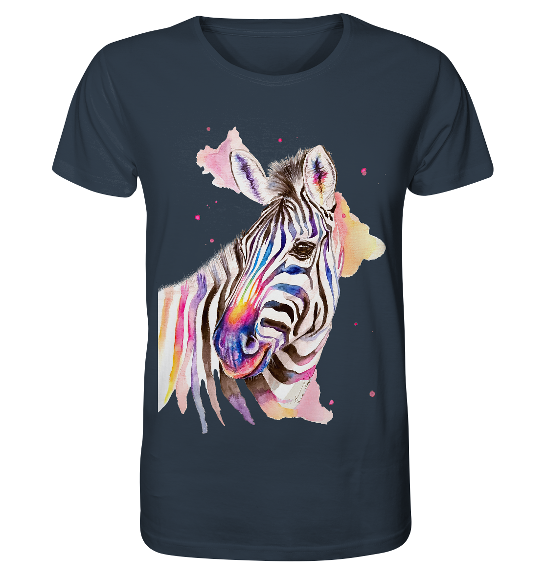 Buntes Zebra - Organic Shirt