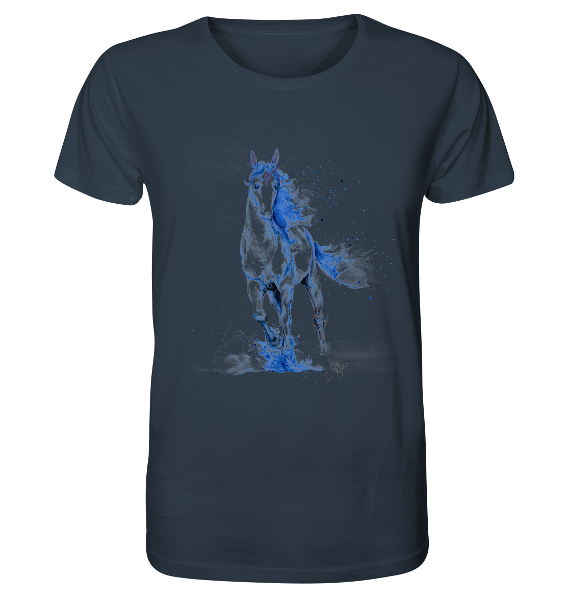 Blaues Einhorn - Organic Shirt