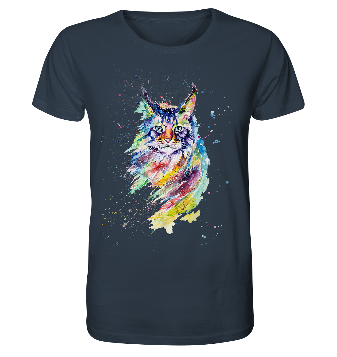 Bunte Katze - Organic Shirt