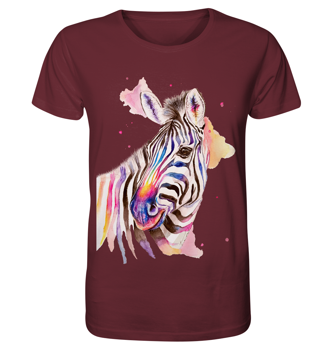 Buntes Zebra - Organic Shirt