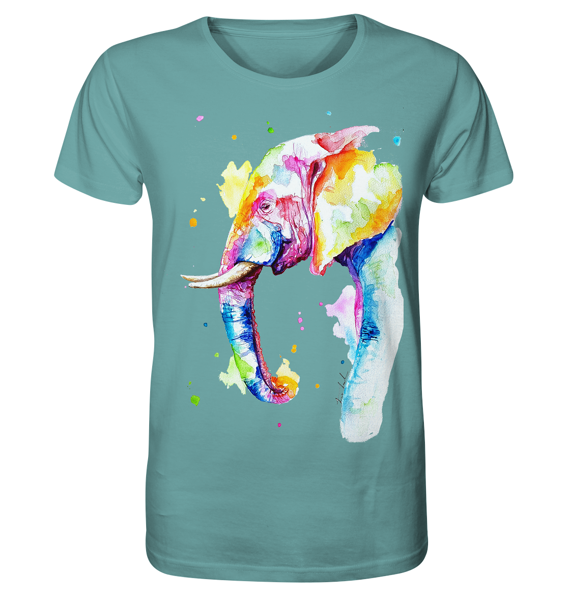 Bunter Elefant - Organic Shirt