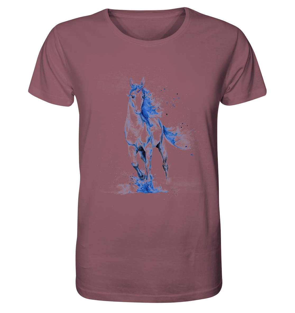 Blaues Einhorn - Organic Shirt