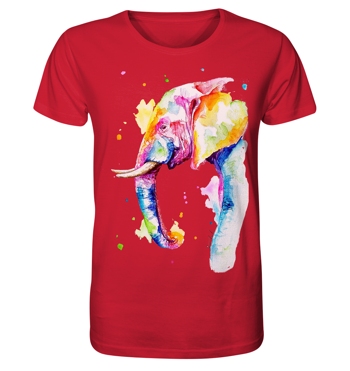 Bunter Elefant - Organic Shirt