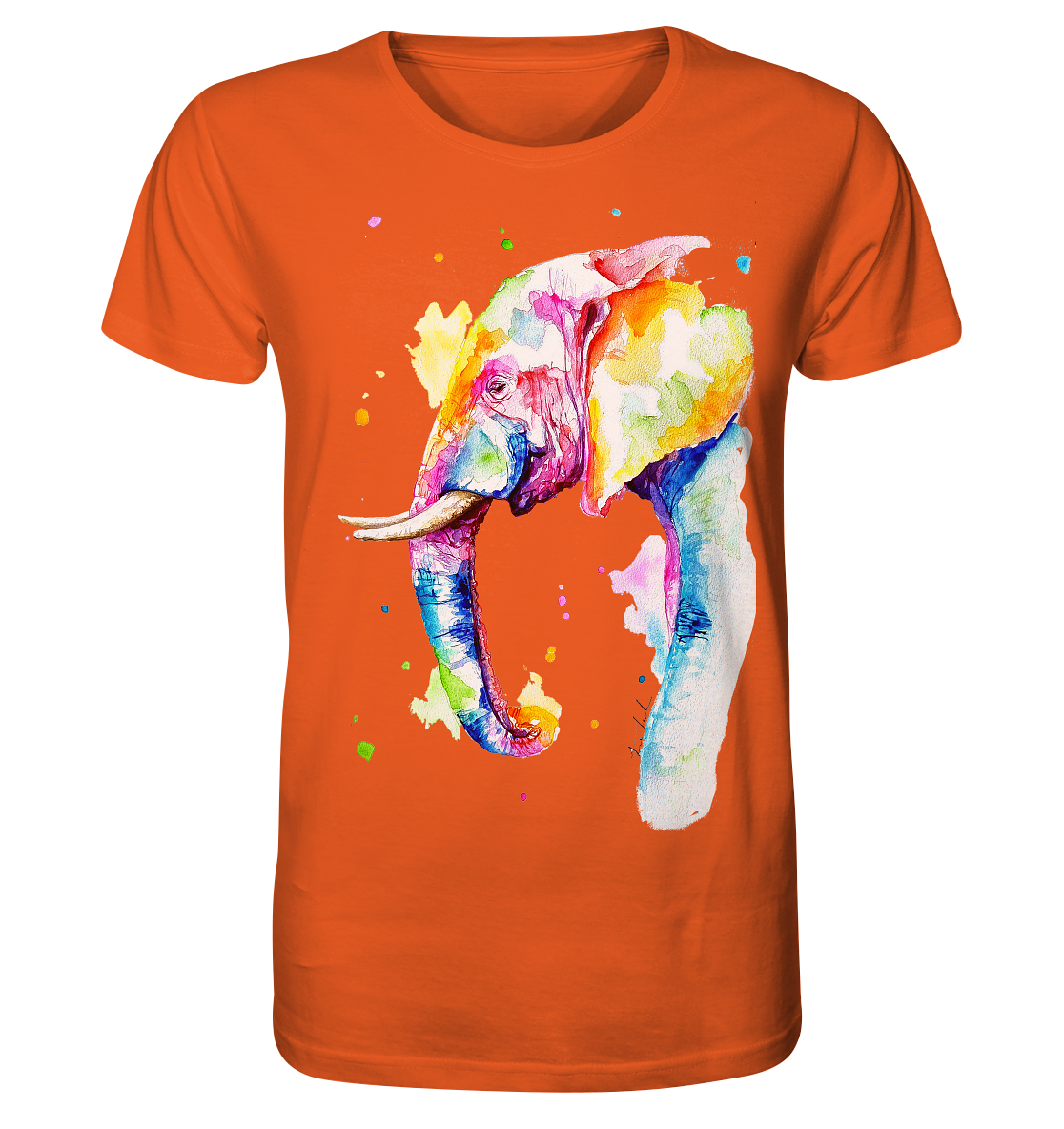 Bunter Elefant - Organic Shirt