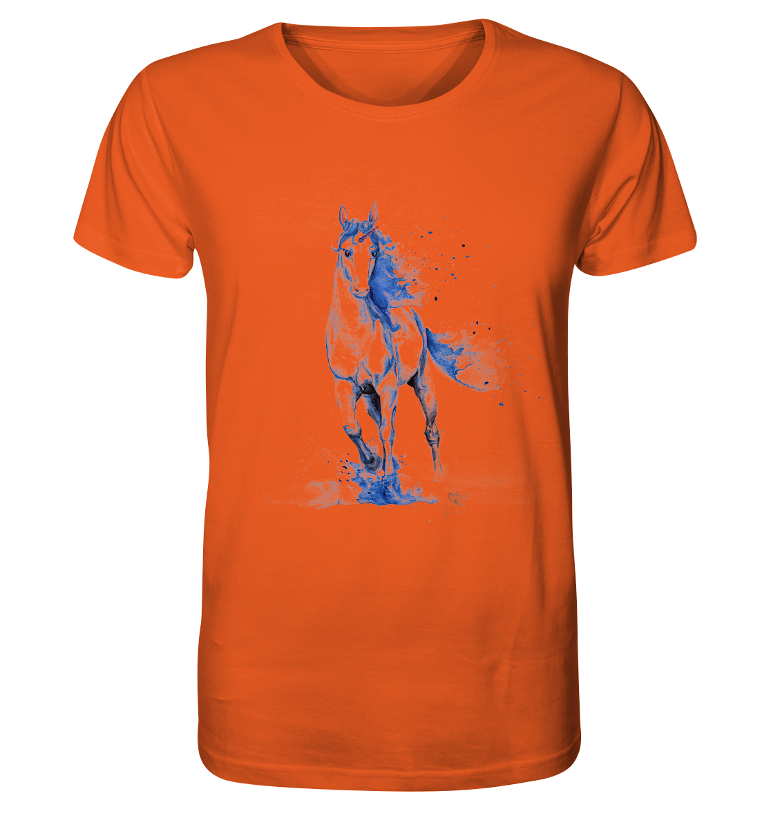 Blaues Einhorn - Organic Shirt