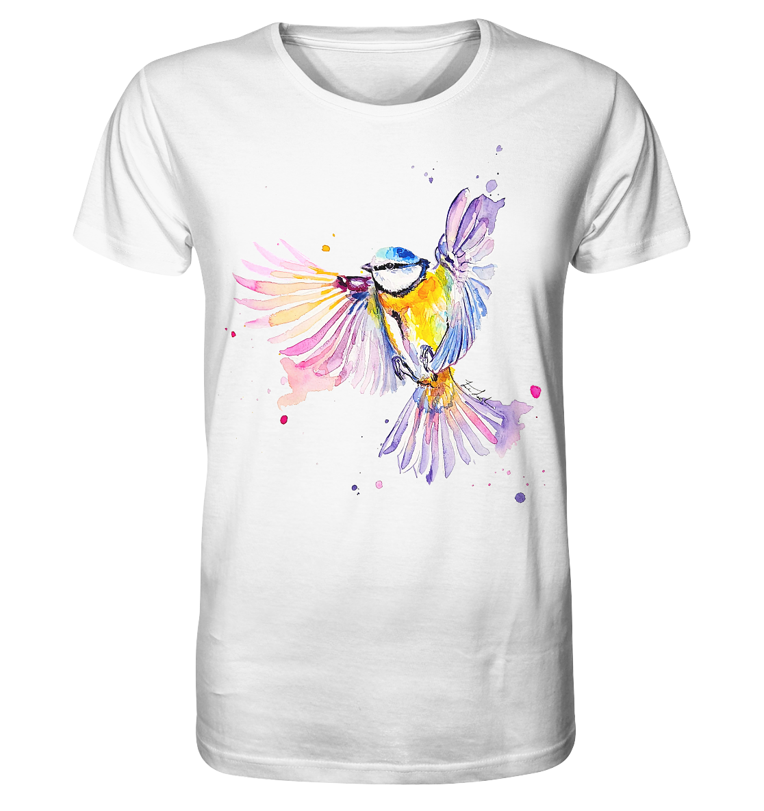 Motiv Blaumeise - Organic Shirt