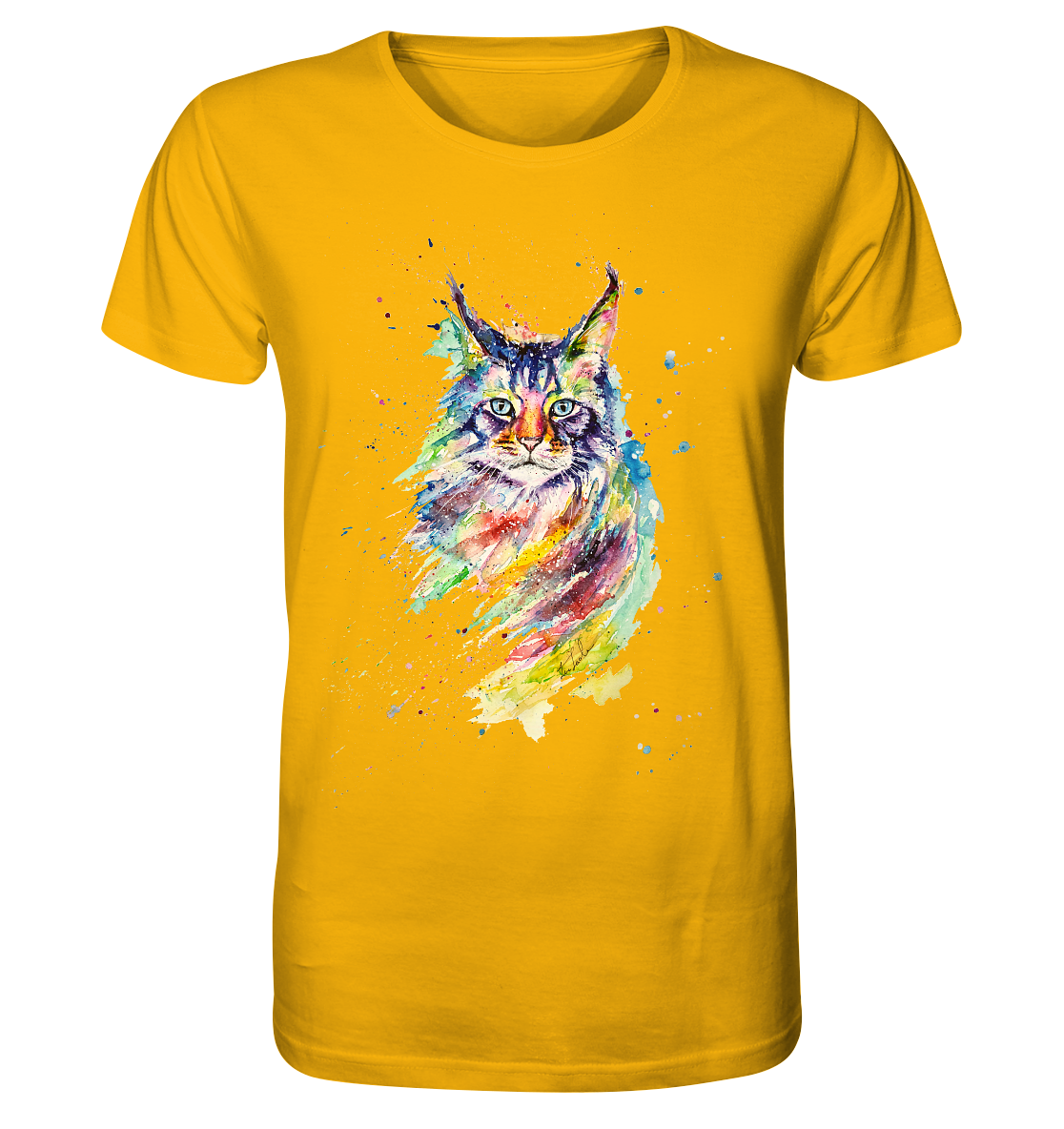 Bunte Katze - Organic Shirt