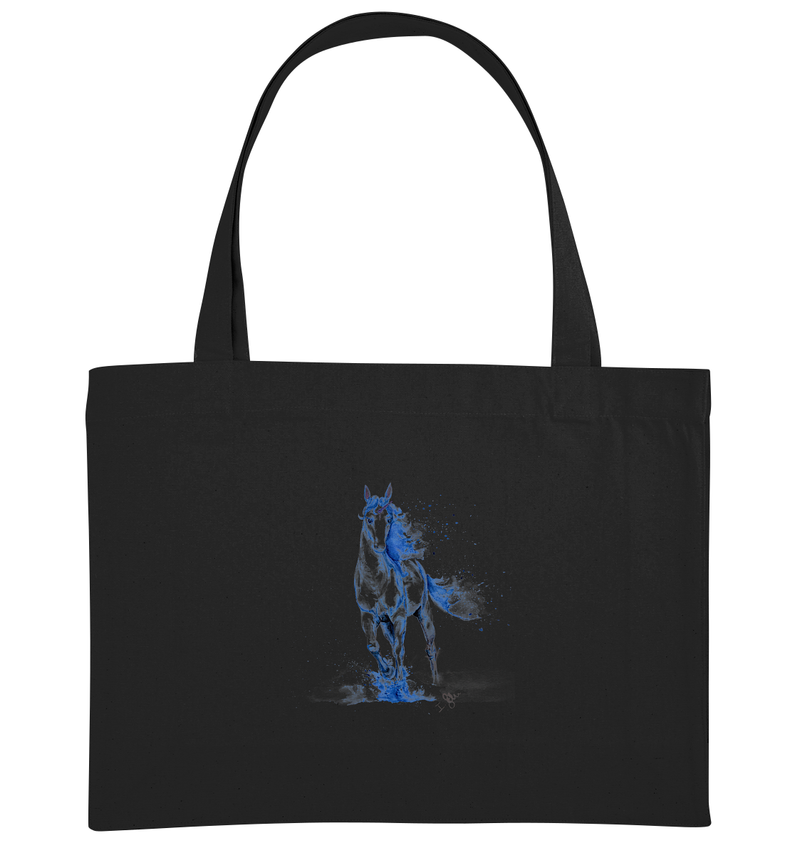 Blaues Einhorn - Organic Shopping-Bag