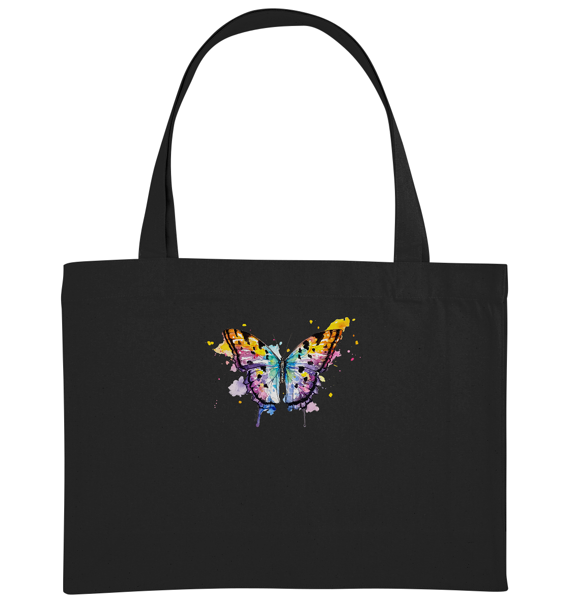 Bunter Schmetterling - Organic Shopping-Bag