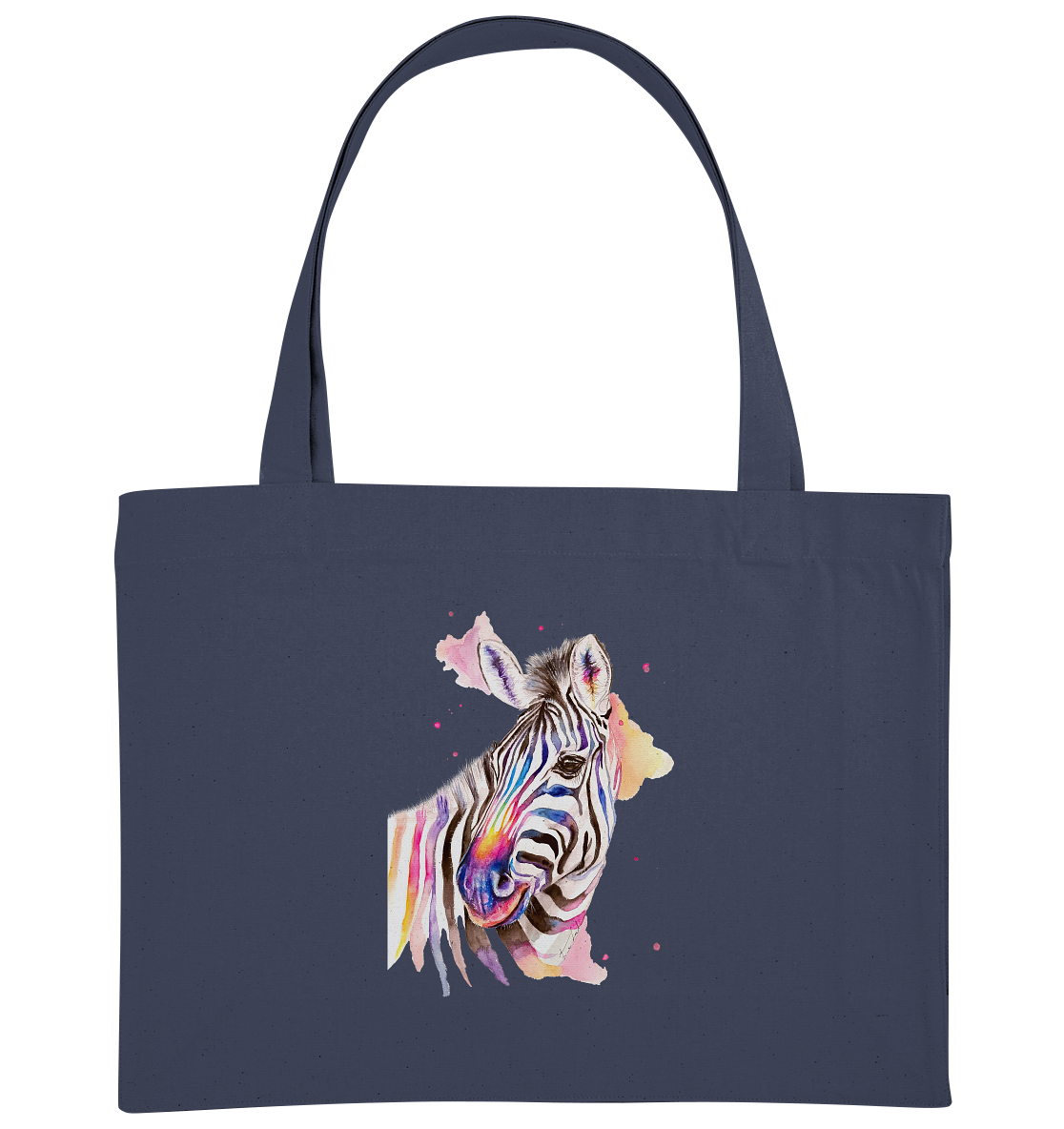 Buntes Zebra - Organic Shopping-Bag