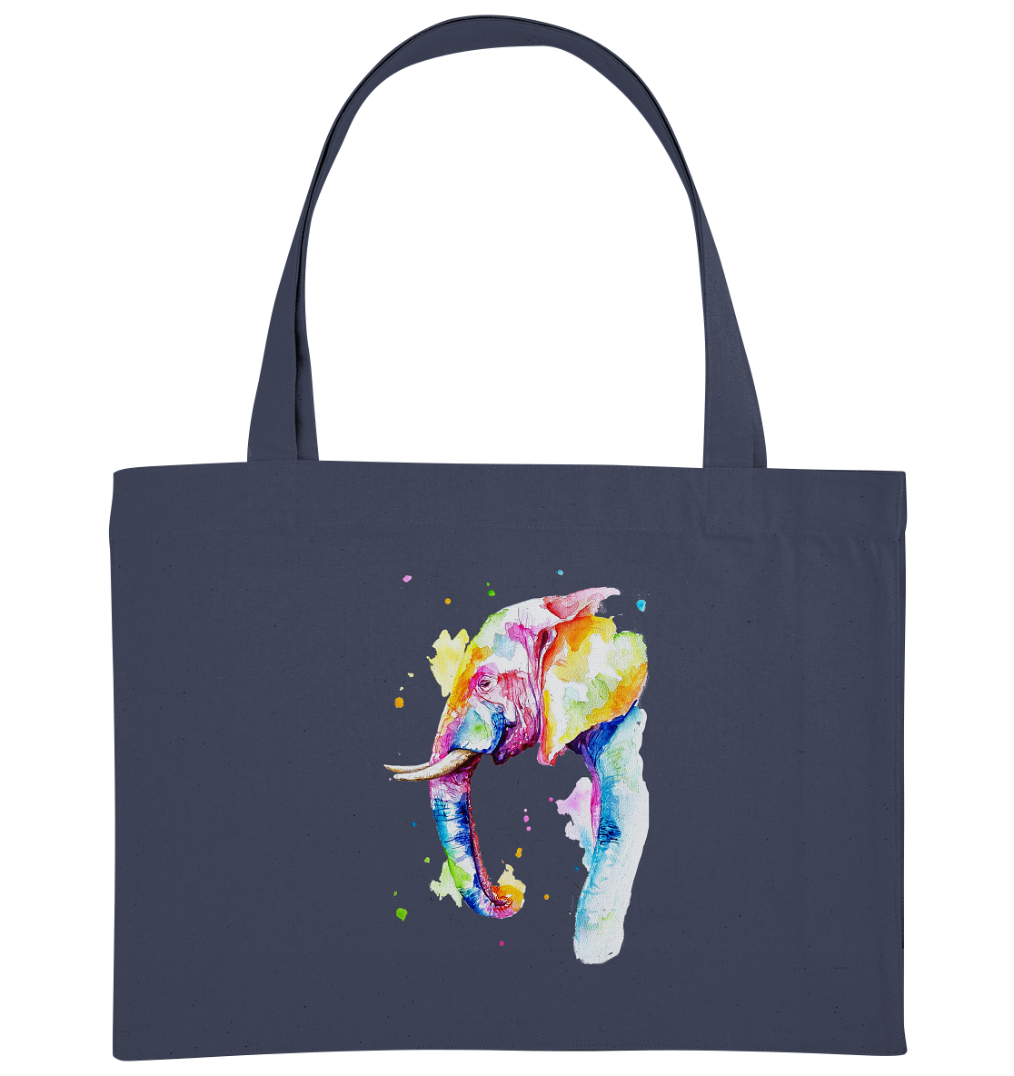 Bunter Elefant - Organic Shopping-Bag