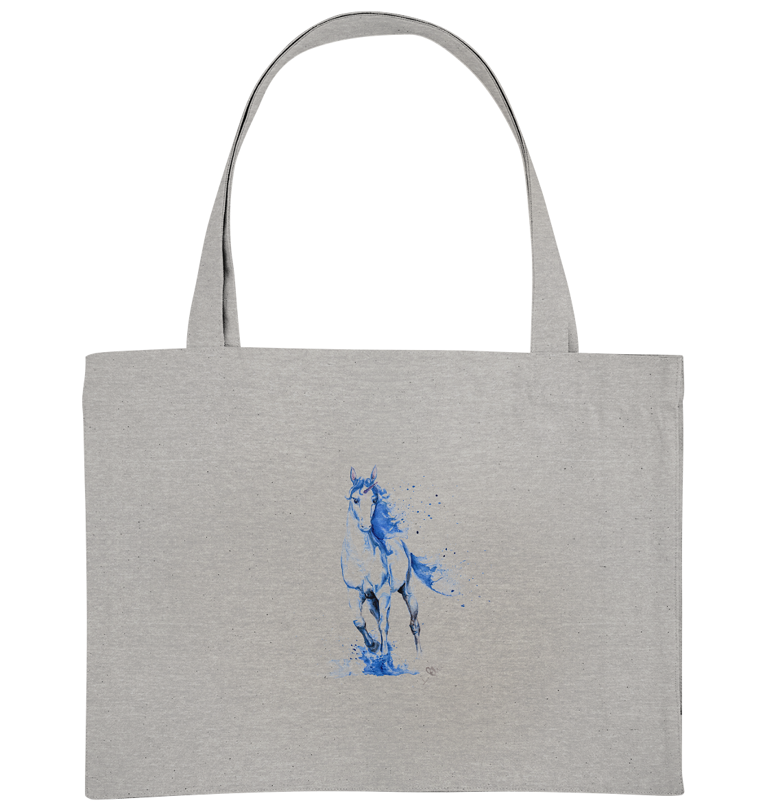 Blaues Einhorn - Organic Shopping-Bag