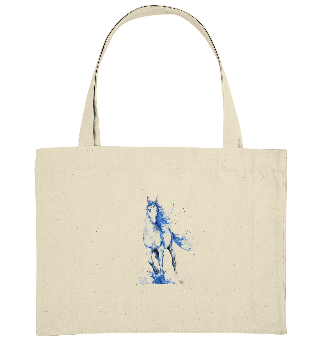 Blaues Einhorn - Organic Shopping-Bag