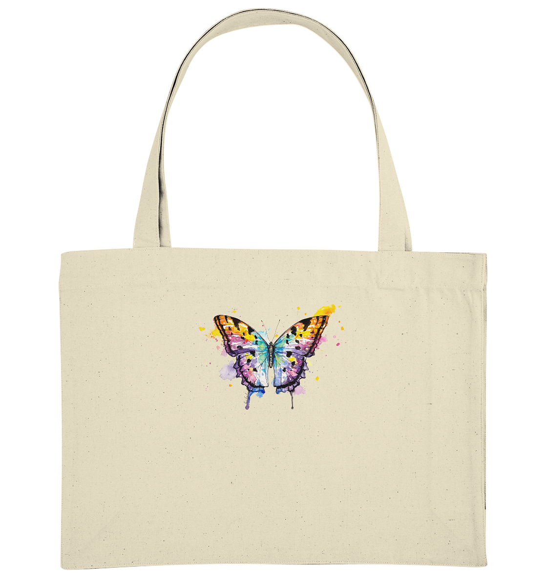 Bunter Schmetterling - Organic Shopping-Bag