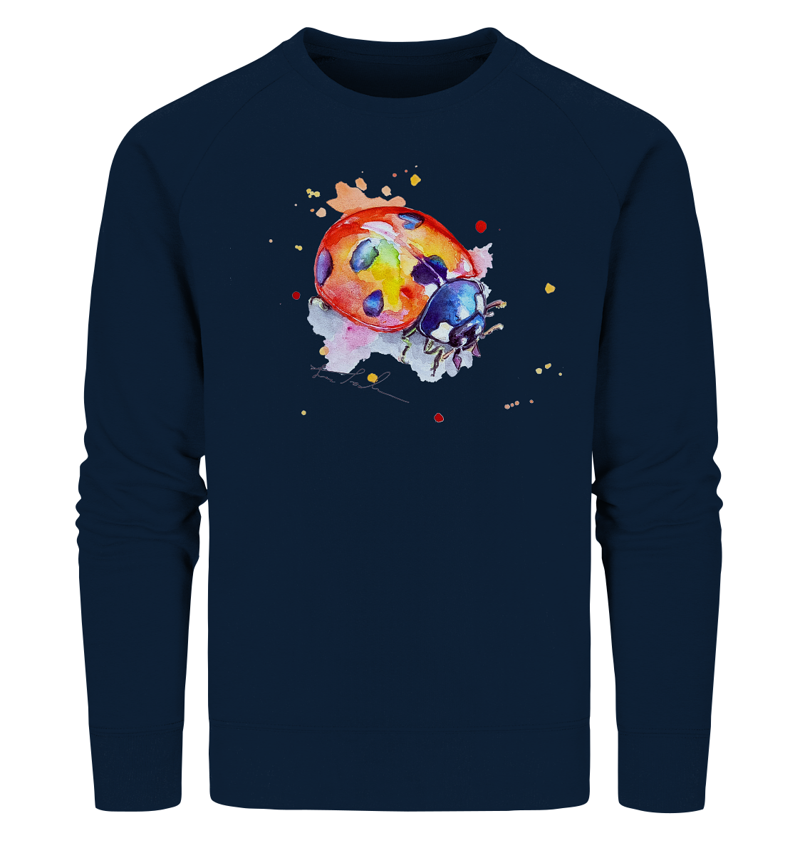 Bunter Marienkäfer - Organic Sweatshirt