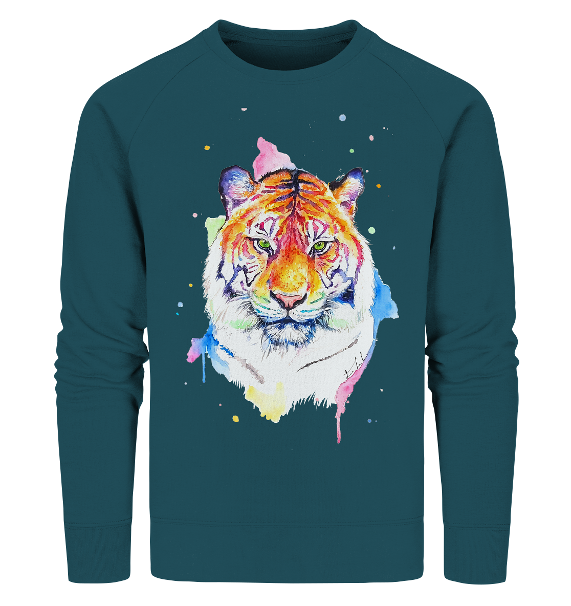 Bunter Tiger - Organic Sweatshirt