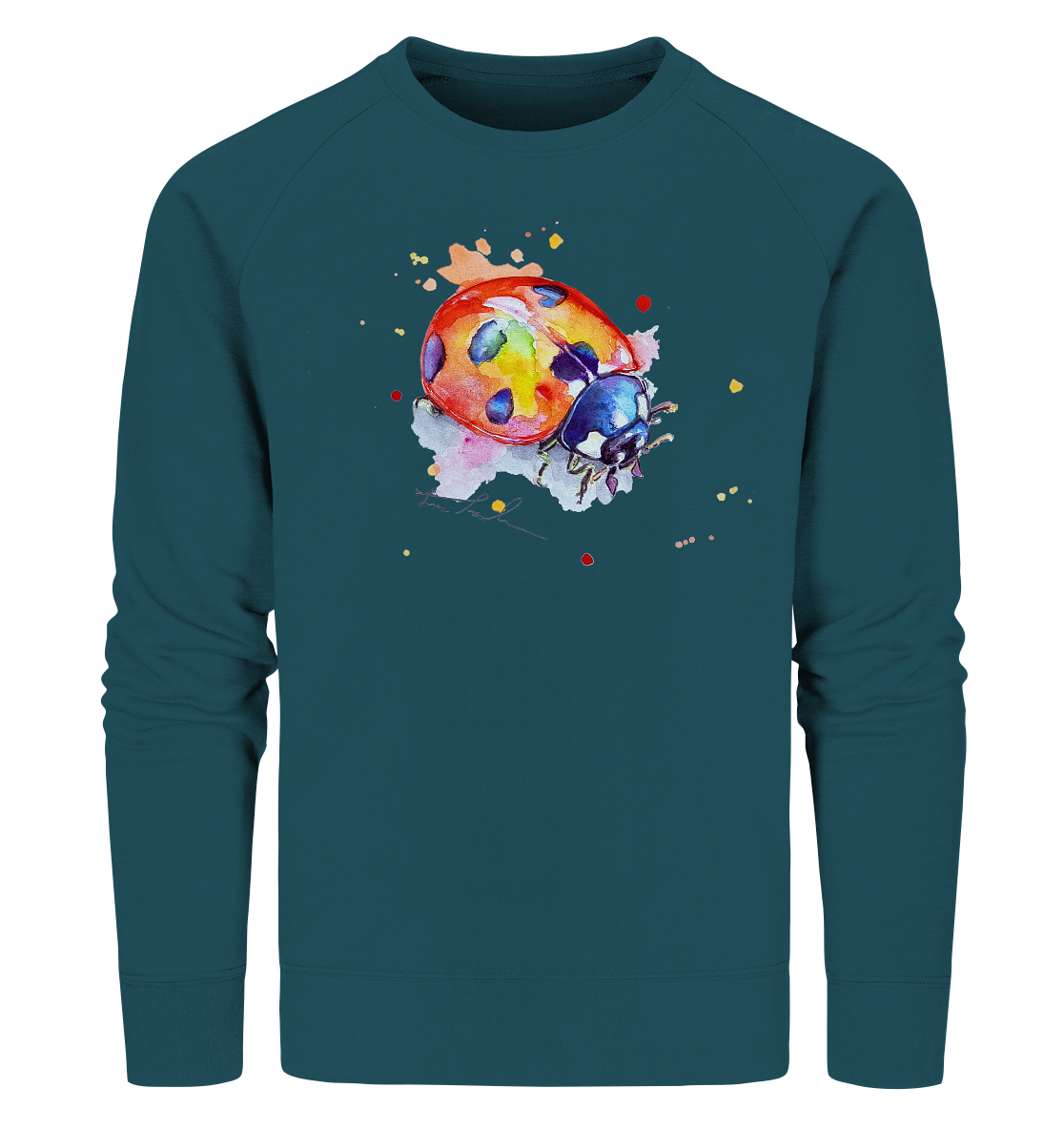 Bunter Marienkäfer - Organic Sweatshirt