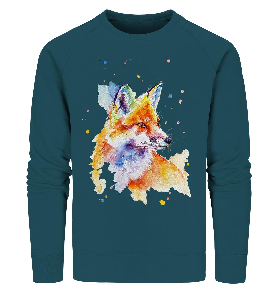 Bunter Fuchs - Organic Sweatshirt