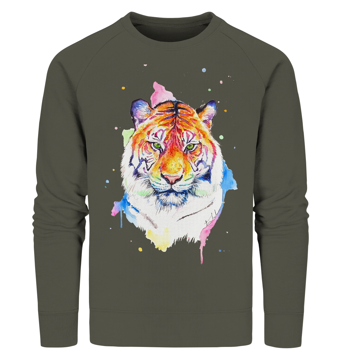 Bunter Tiger - Organic Sweatshirt