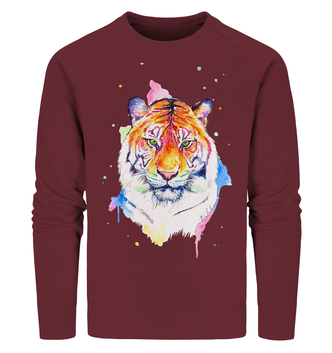 Bunter Tiger - Organic Sweatshirt