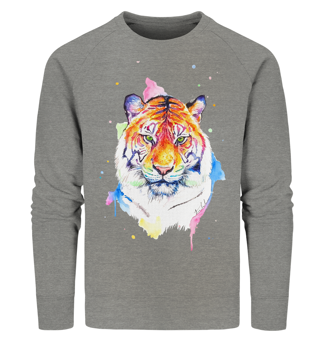 Bunter Tiger - Organic Sweatshirt