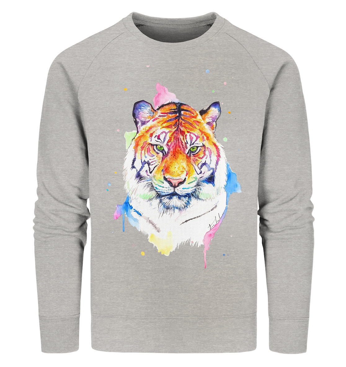 Bunter Tiger - Organic Sweatshirt