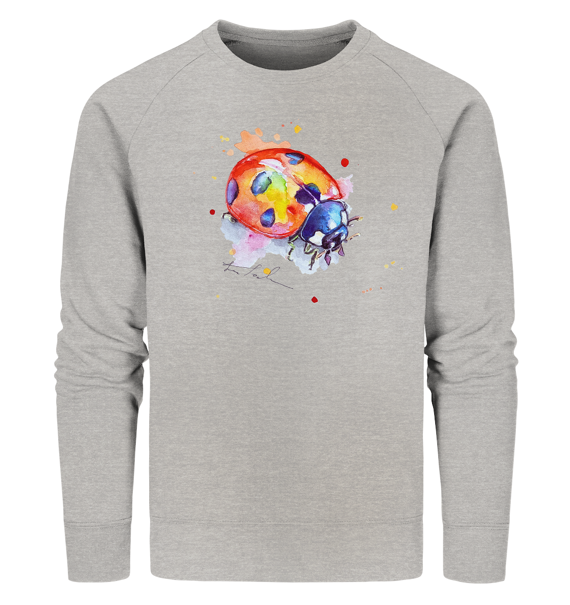 Bunter Marienkäfer - Organic Sweatshirt