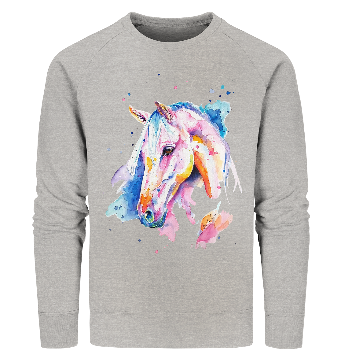 Buntes Pferd - Organic Sweatshirt