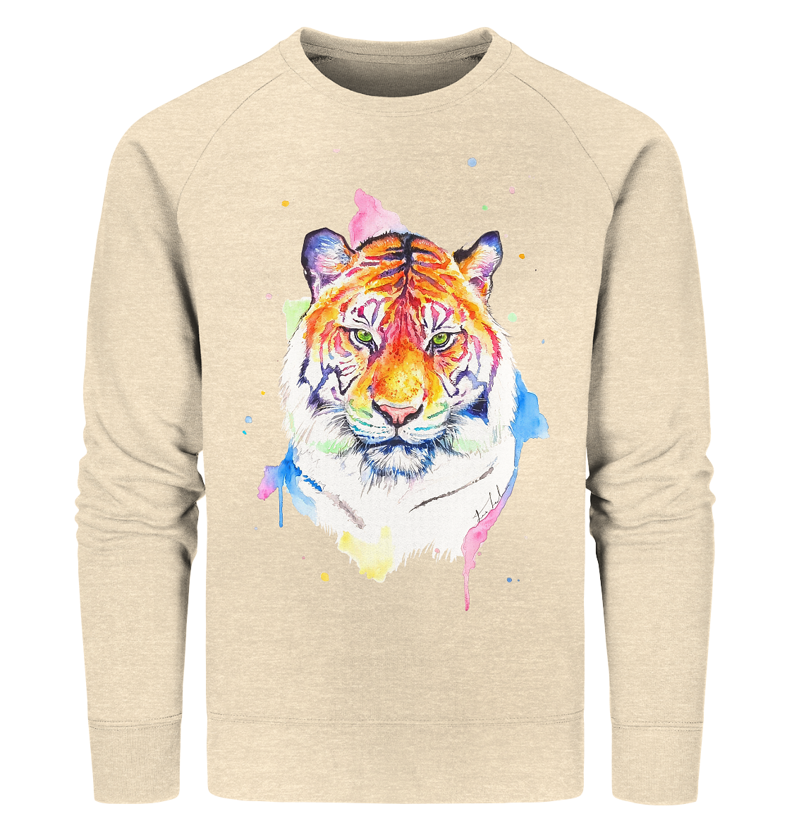 Bunter Tiger - Organic Sweatshirt