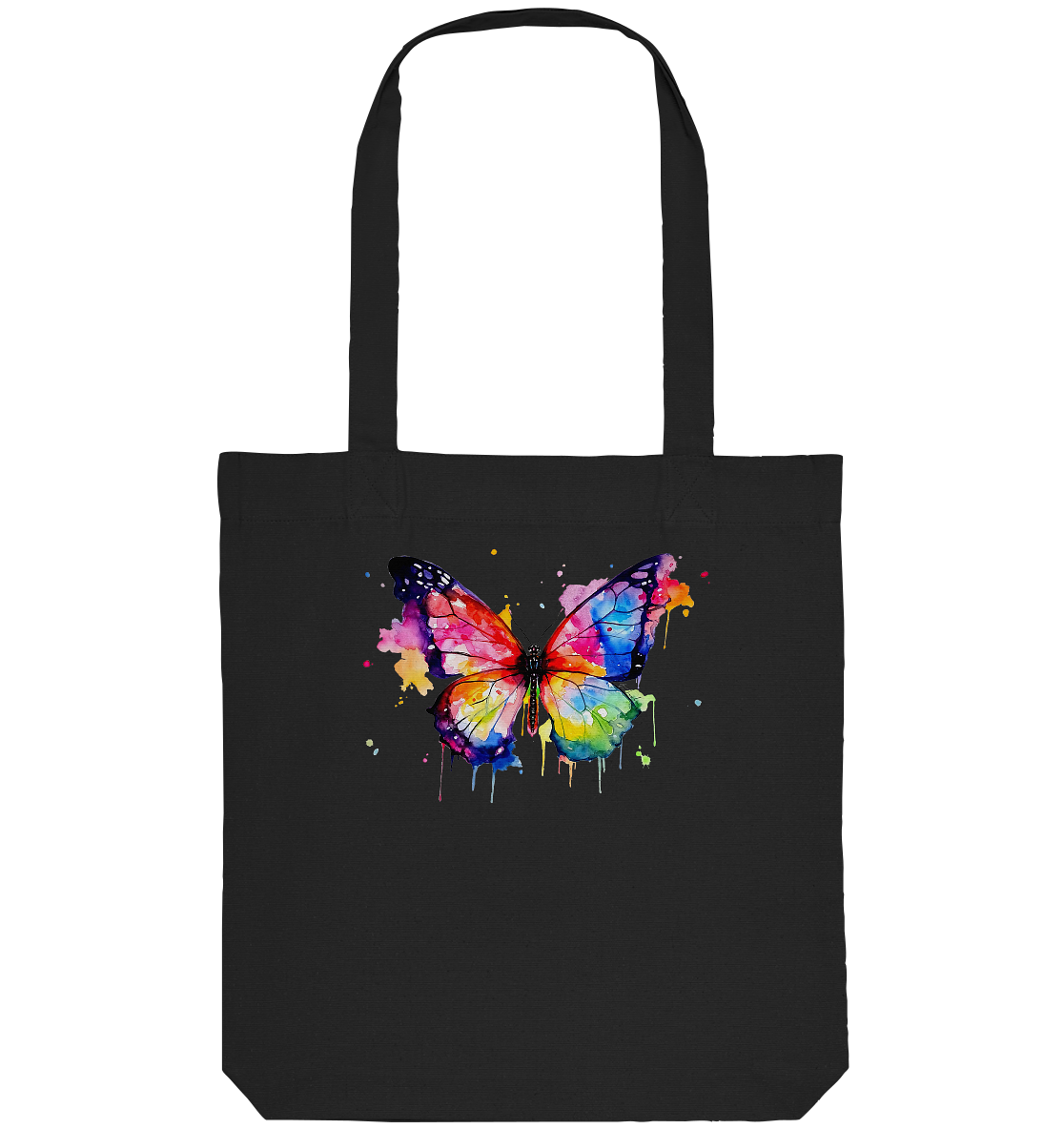 Motiv farbenfroher Schmetterling - Organic Tote-Bag