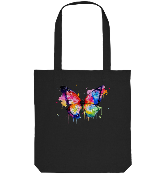 Motiv farbenfroher Schmetterling - Organic Tote-Bag