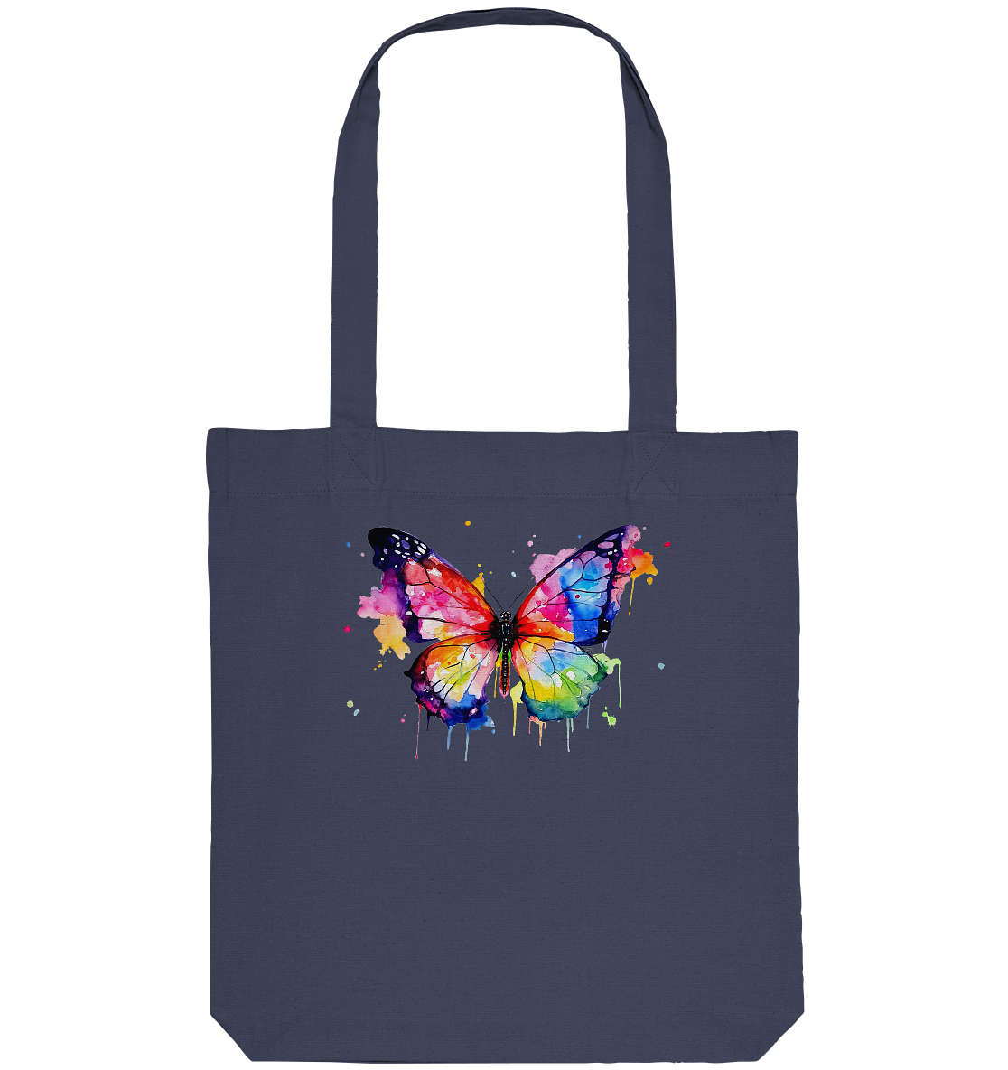 Motiv farbenfroher Schmetterling - Organic Tote-Bag