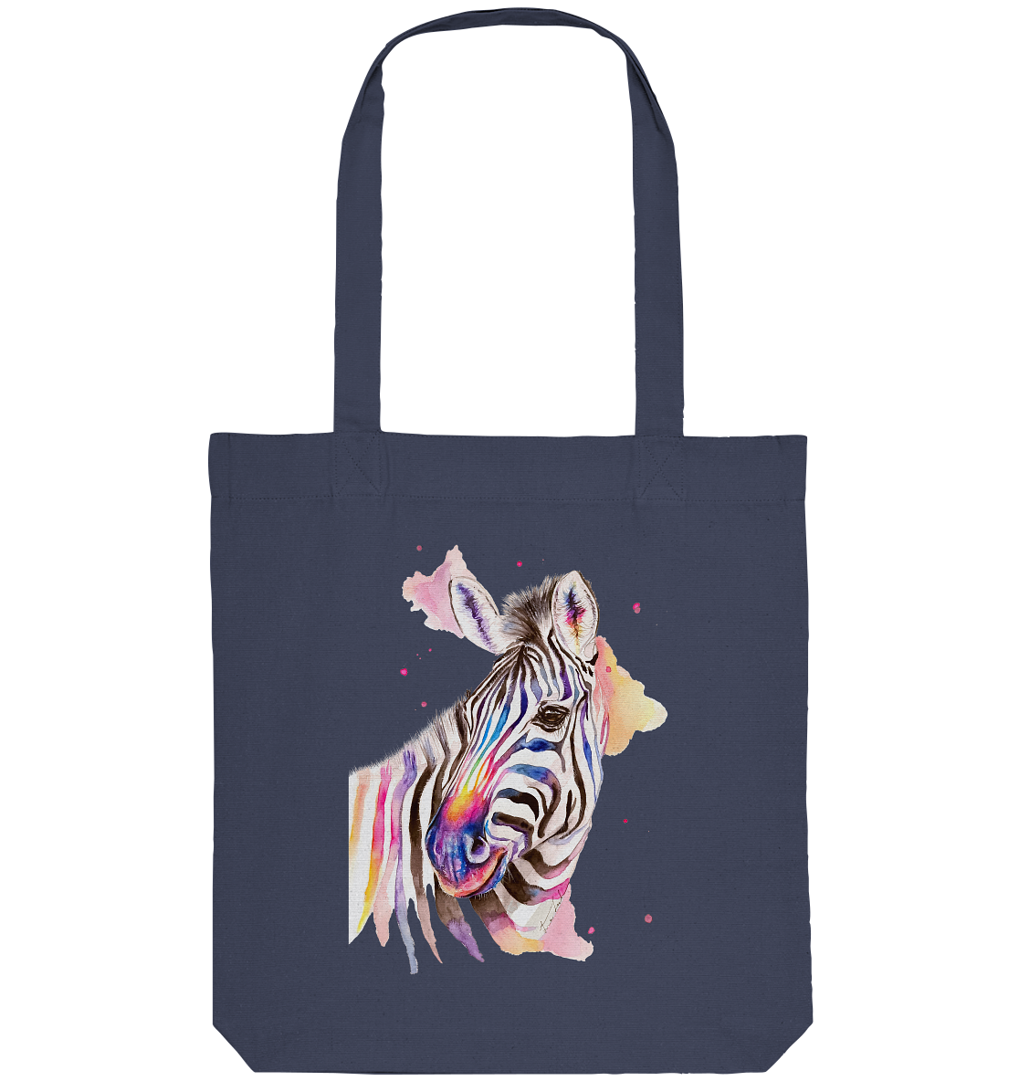 Buntes Zebra - Organic Tote-Bag