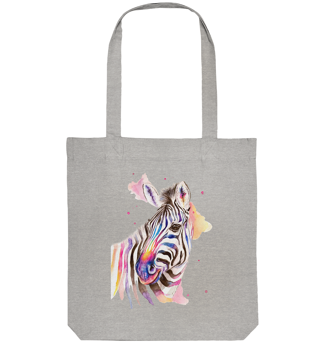 Buntes Zebra - Organic Tote-Bag