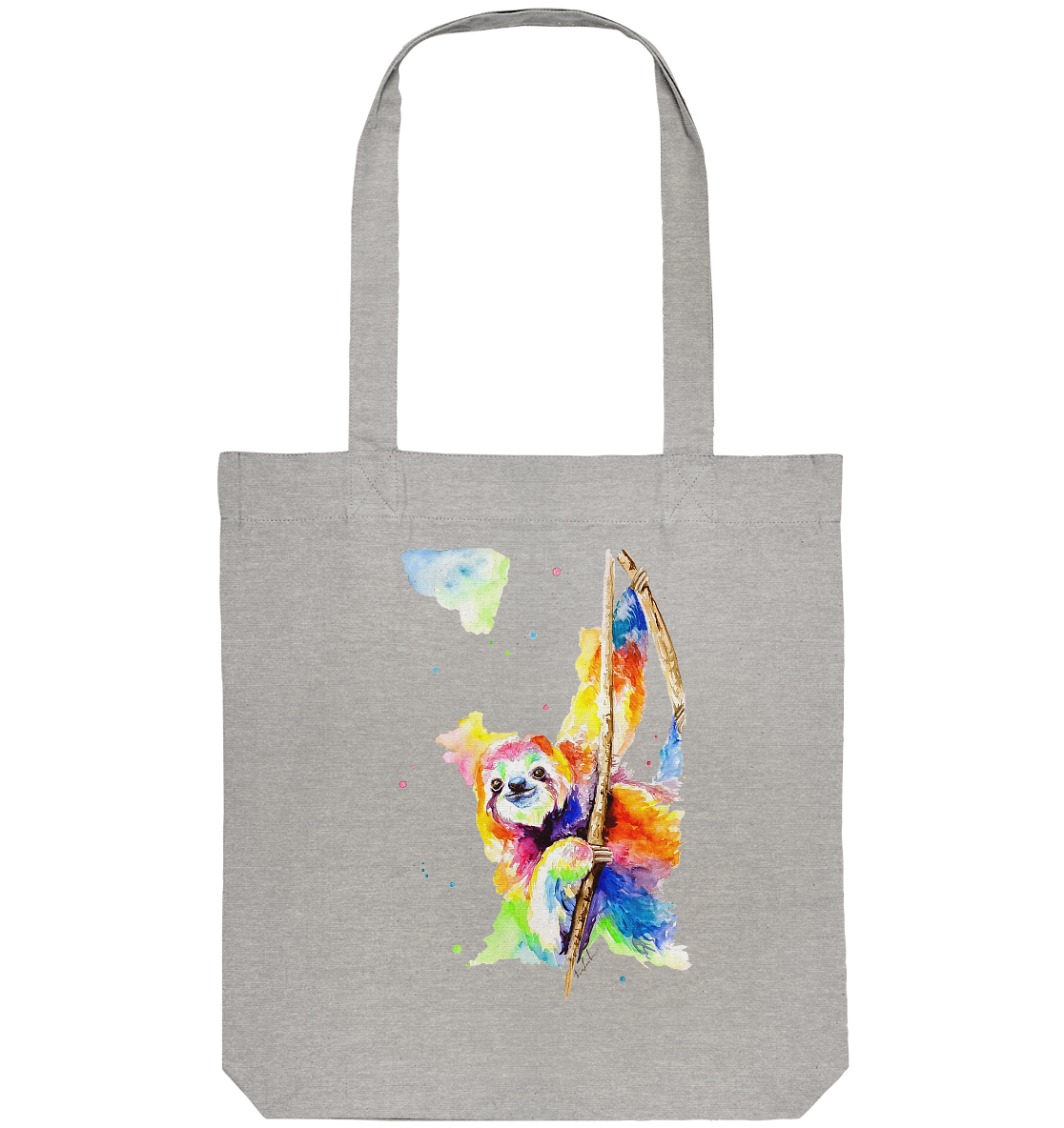 Buntes Faultier - Organic Tote-Bag