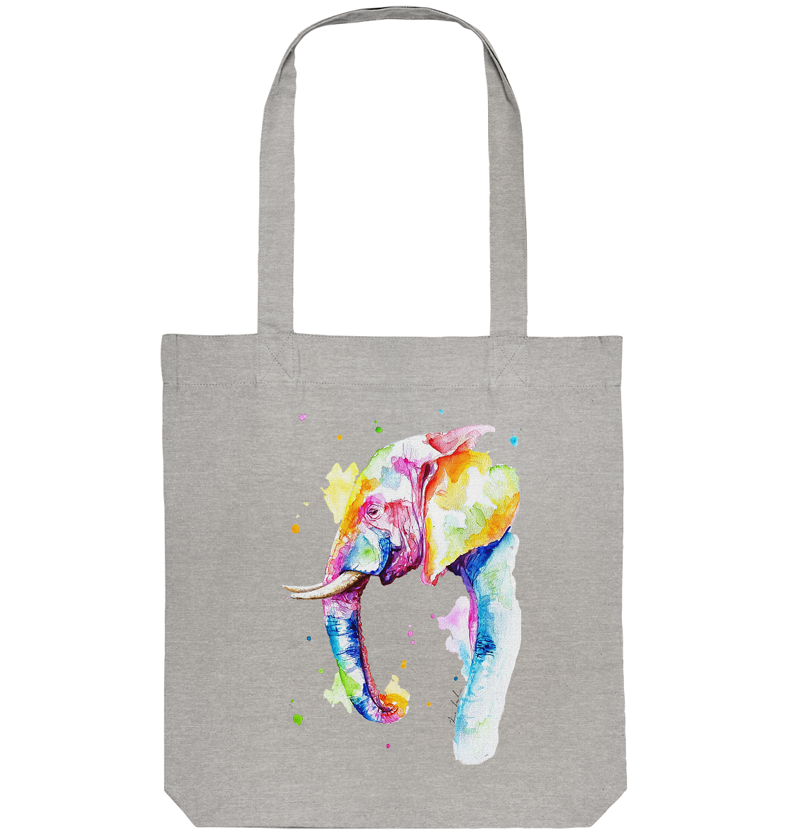 Bunter Elefant - Organic Tote-Bag