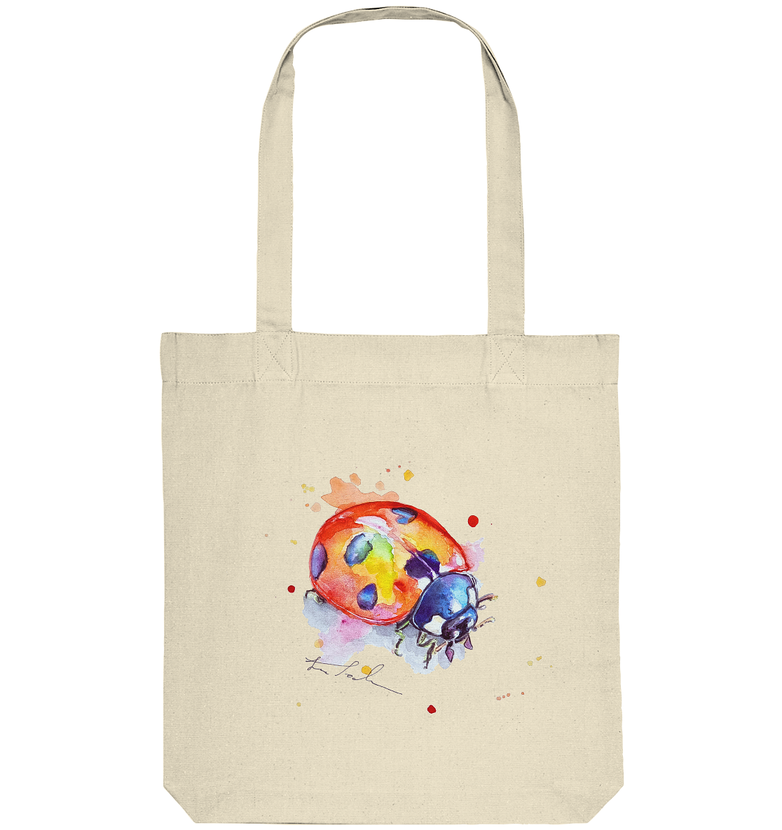 Bunter Marienkäfer - Organic Tote-Bag