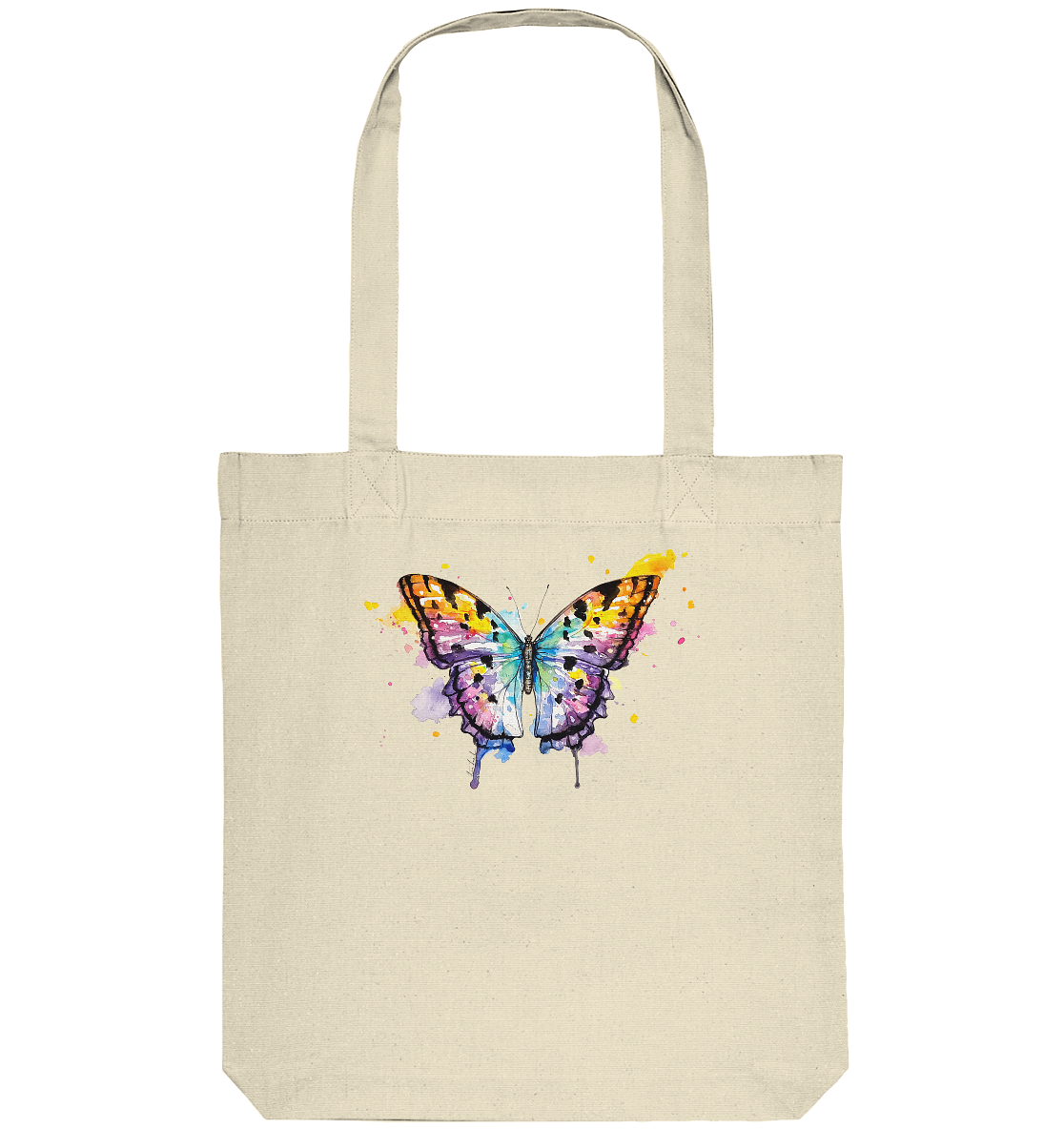 Bunter Schmetterling - Organic Tote-Bag